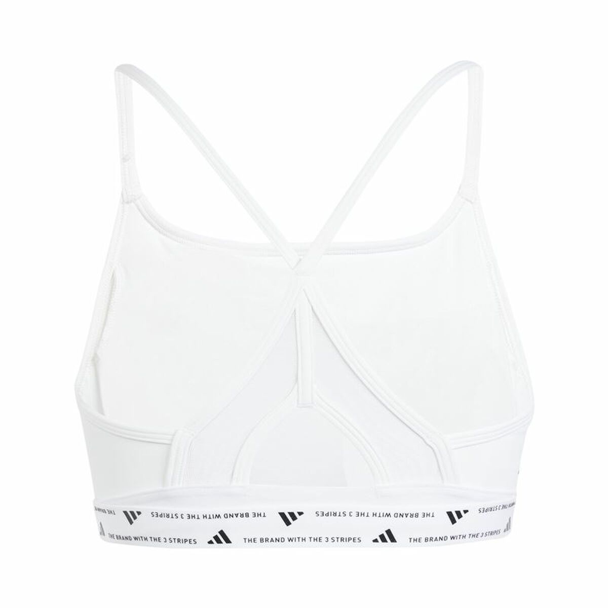 Αθλητικό σουτιέν Adidas Essentials Aeroreact 3 Λευκό
