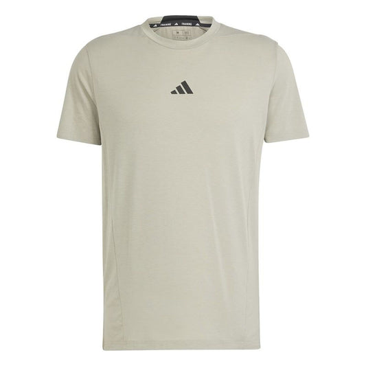 Ανδρική Μπλούζα με Κοντό Μανίκι Adidas Essentials D4T Γκρι