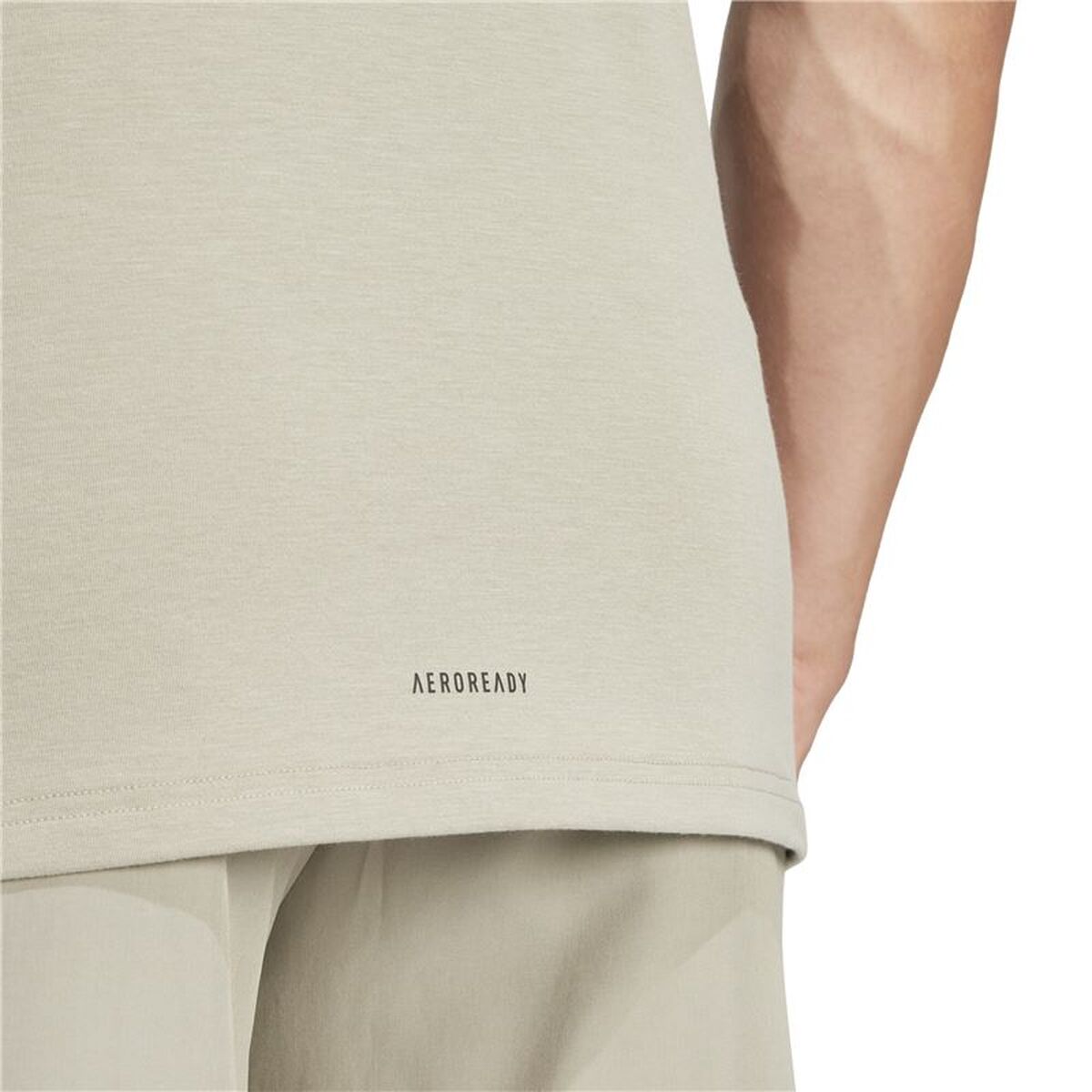 Ανδρική Μπλούζα με Κοντό Μανίκι Adidas Essentials D4T Γκρι