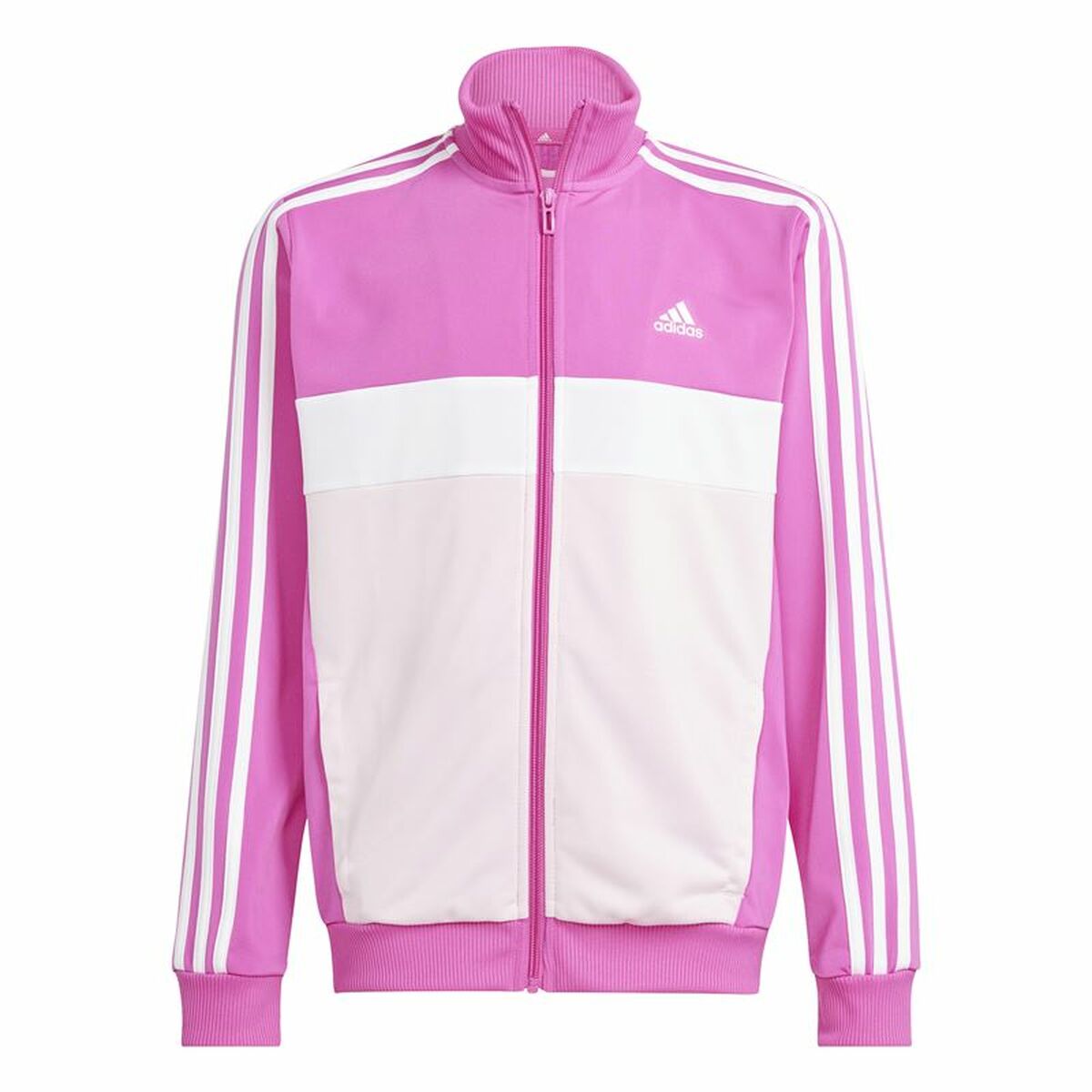 Γυναικεία Αθλητική Φόρμα Adidas 3Stripes Tiberio Μαύρο Σκούρο τριαντάφυλλο