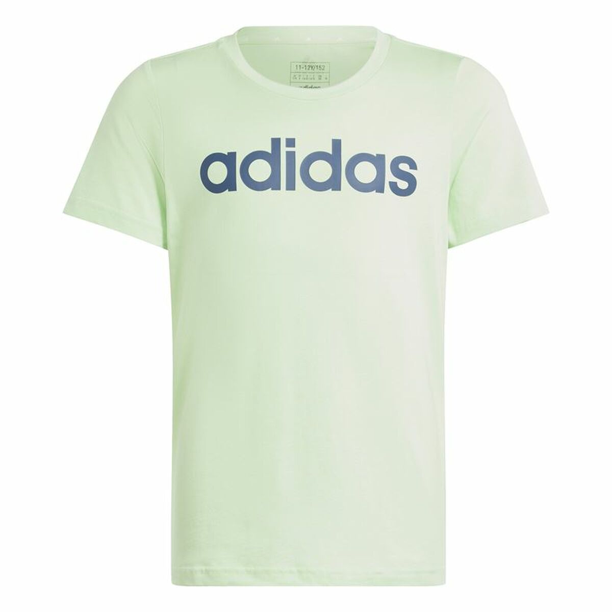 Παιδικό Μπλούζα με Κοντό Μανίκι Adidas G Lin Ανοιχτό Πράσινο