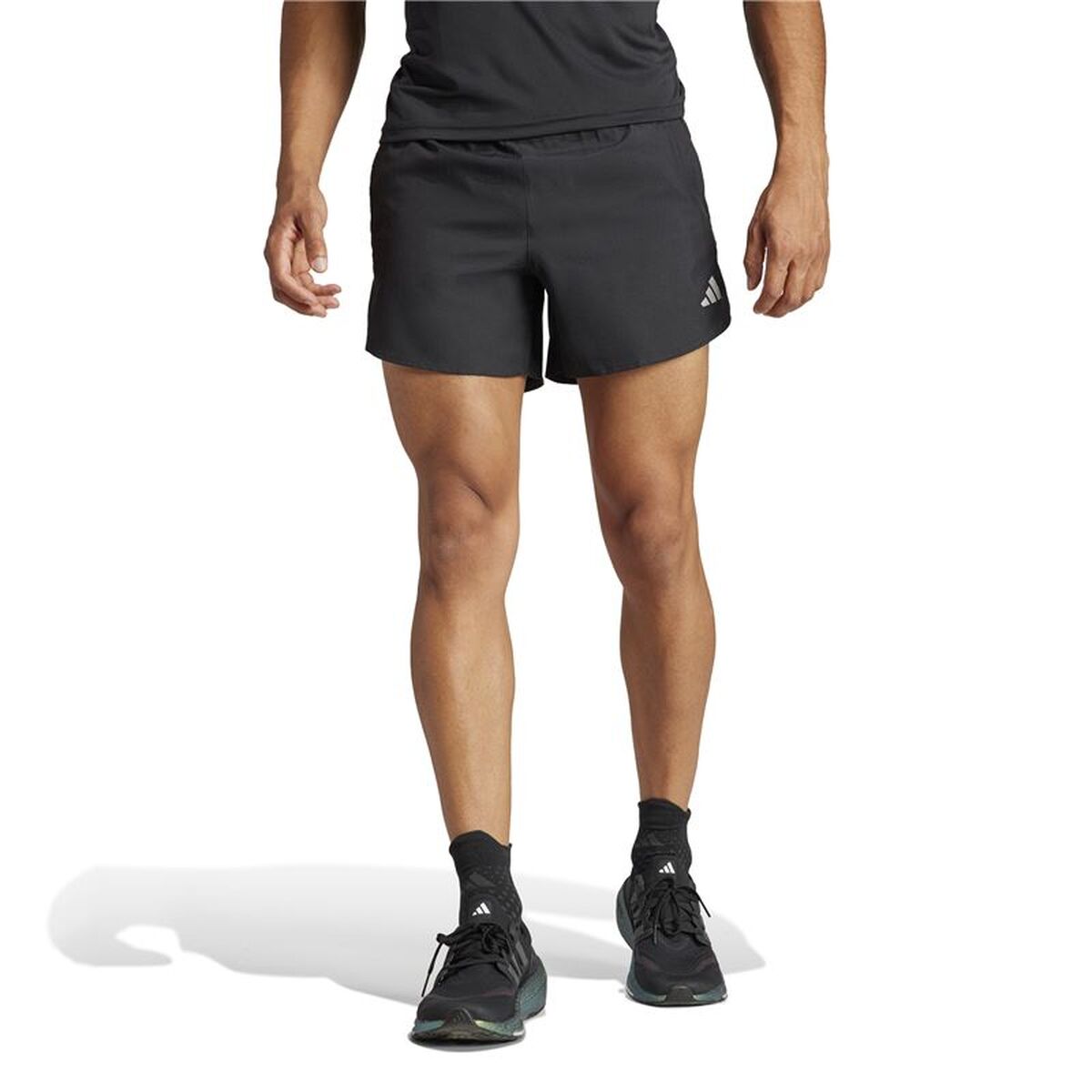 Ανδρικά Αθλητικά Σορτς Adidas Run It Short Μαύρο