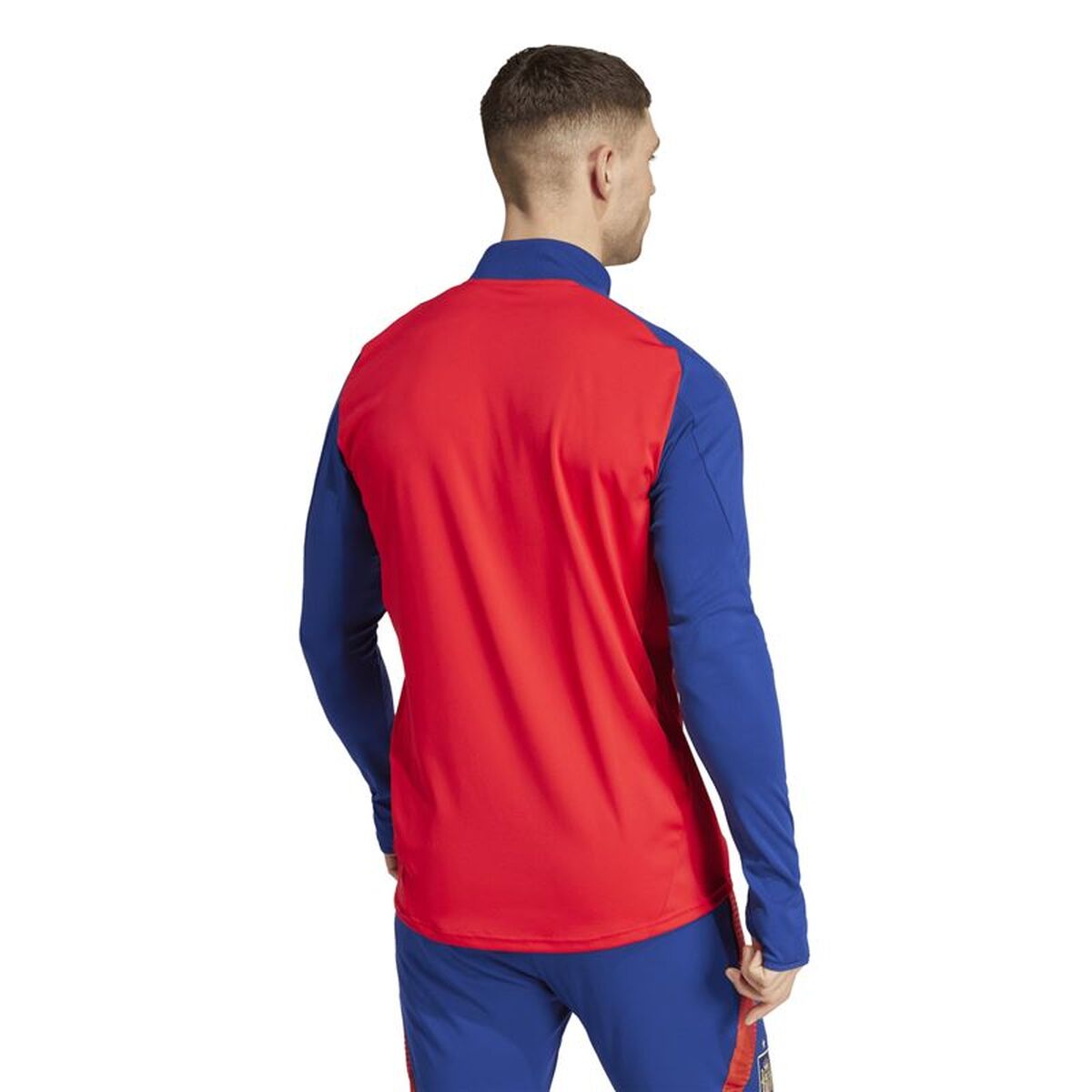 Μπλουζάκι Γυμναστικής για Ενήλικες Adidas España Tr Top Κόκκινο