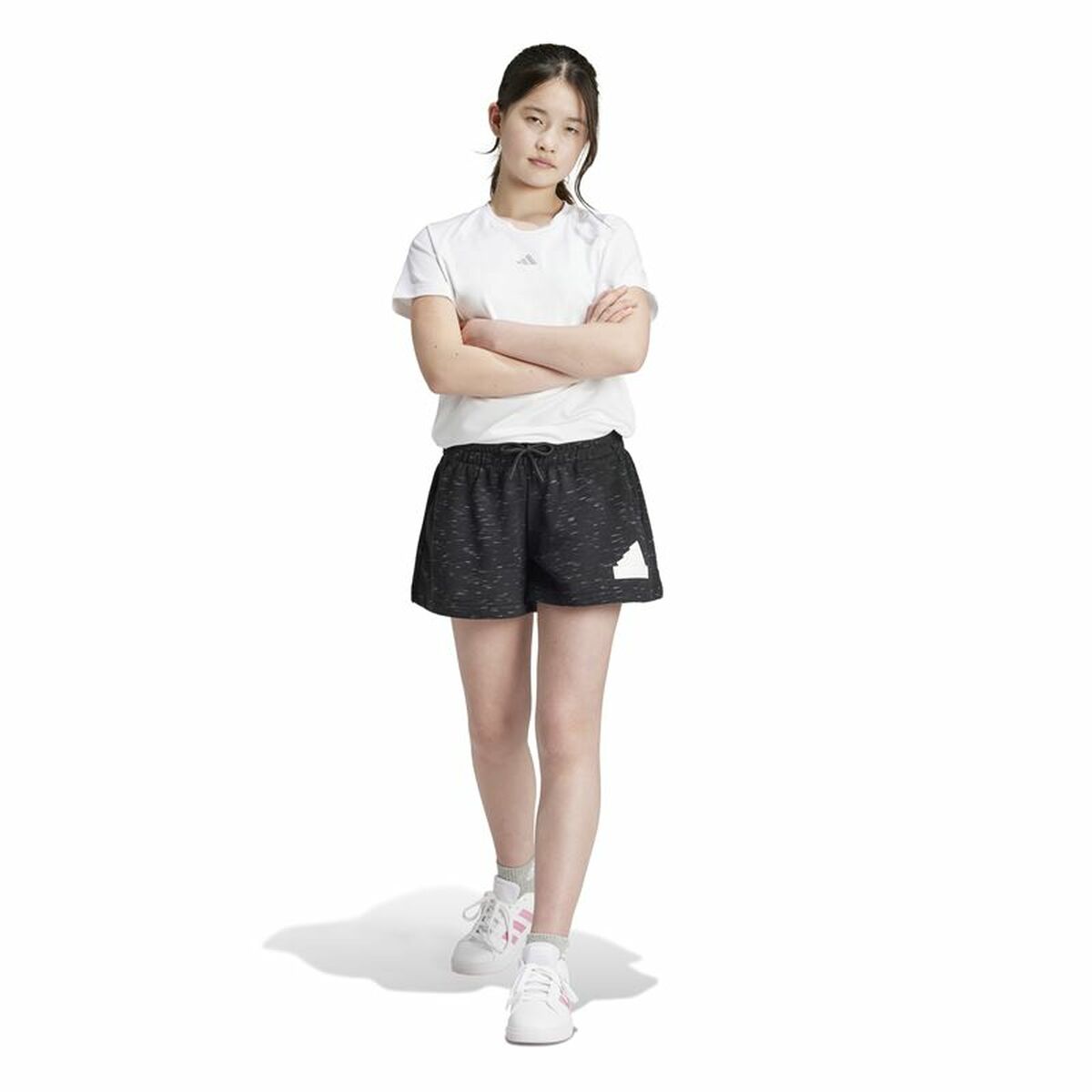 Αθλητικό Σορτς Adidas Future Icons Μαύρο
