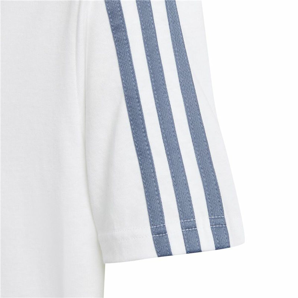 Παιδικό Μπλούζα με Κοντό Μανίκι Adidas Essentials Λευκό