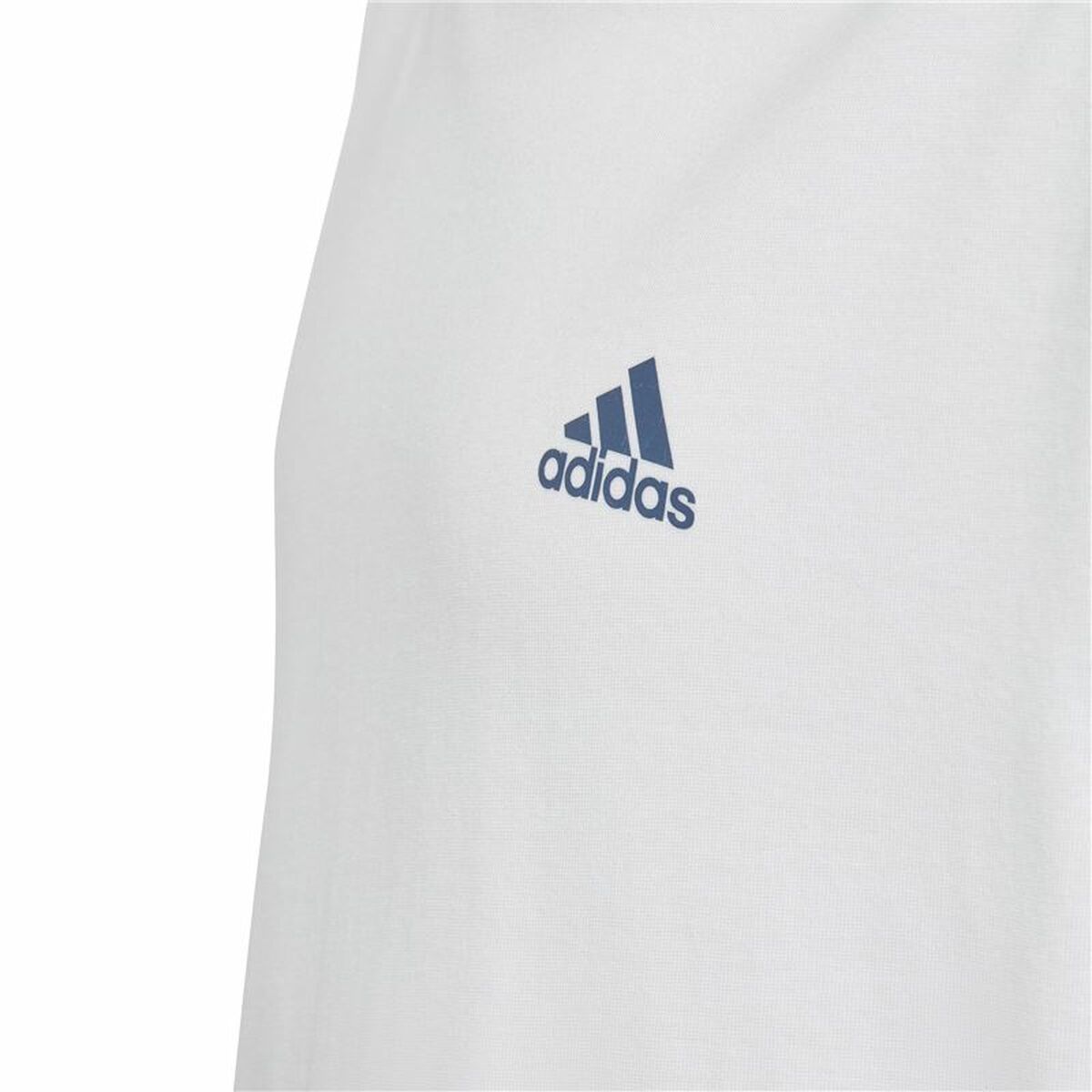 Παιδικό Μπλούζα με Κοντό Μανίκι Adidas Essentials Λευκό