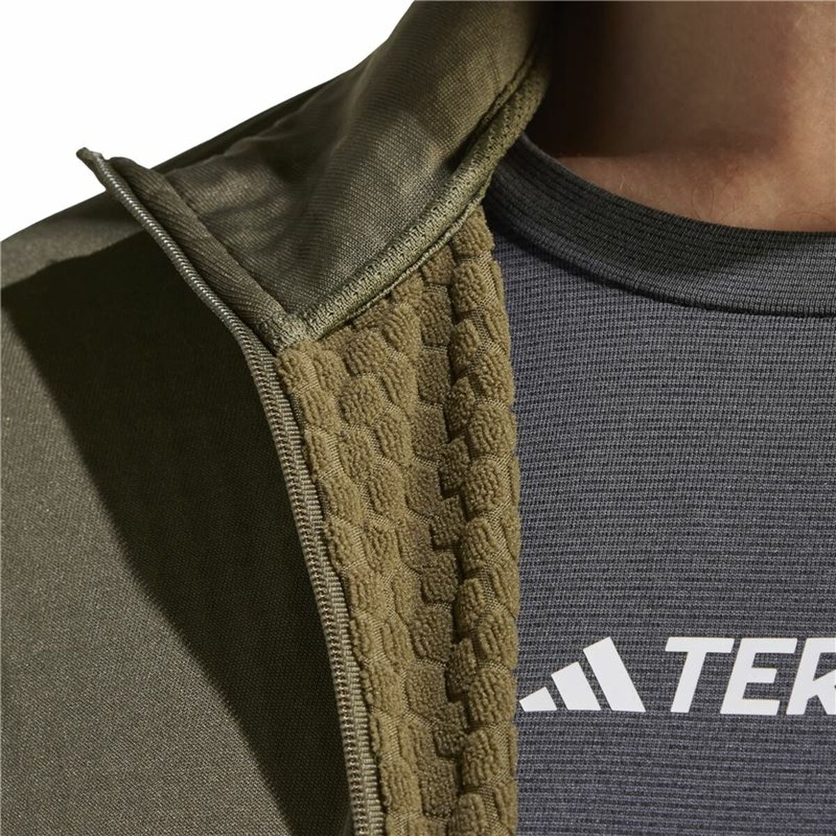 Ανδρικό Αθλητικό Mπουφάν Adidas Mt Lt Fl Fz Ja Καφέ Άντρες