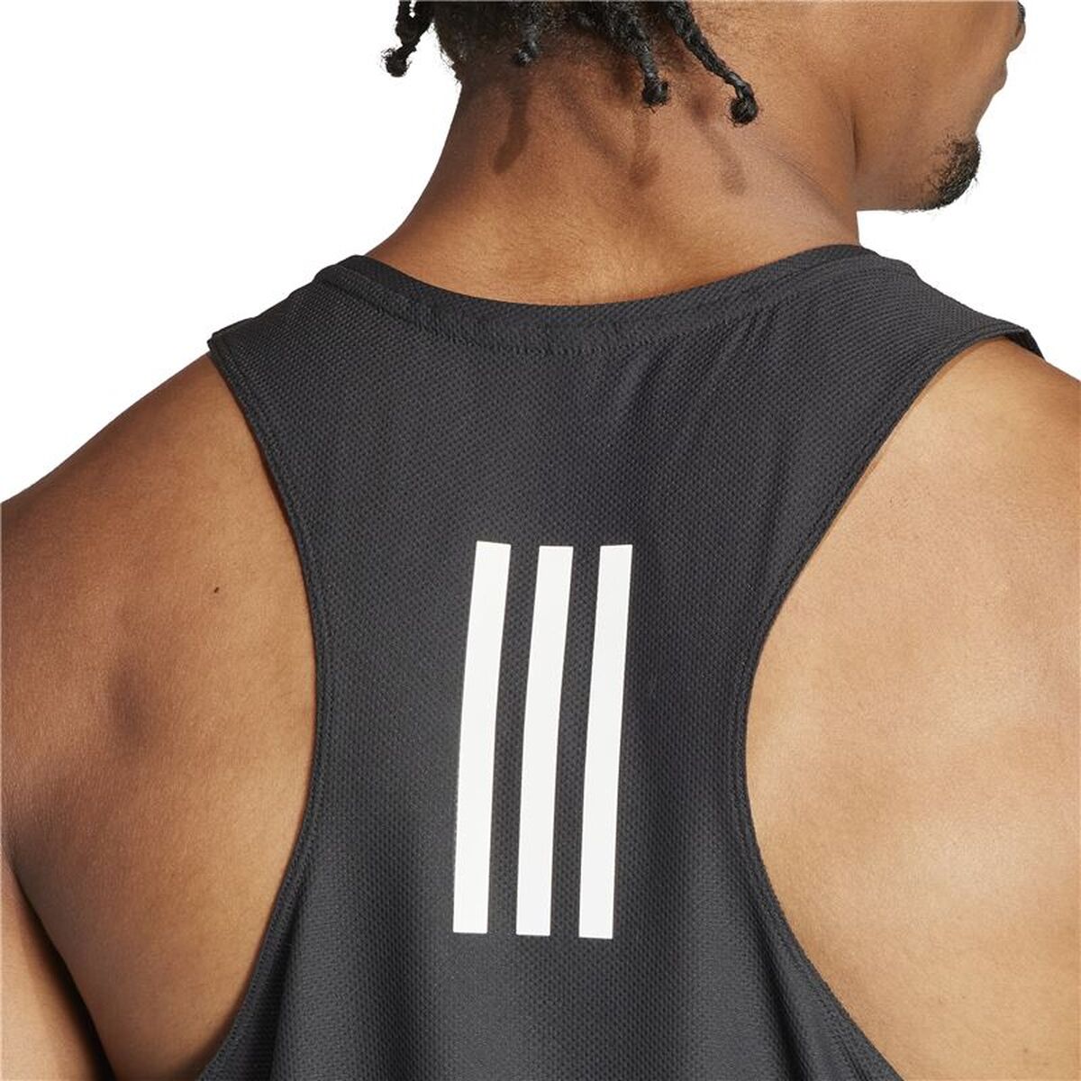 Αμάνικο Ανδρικό Mπλουζάκι Adidas Own Ther Run Μαύρο