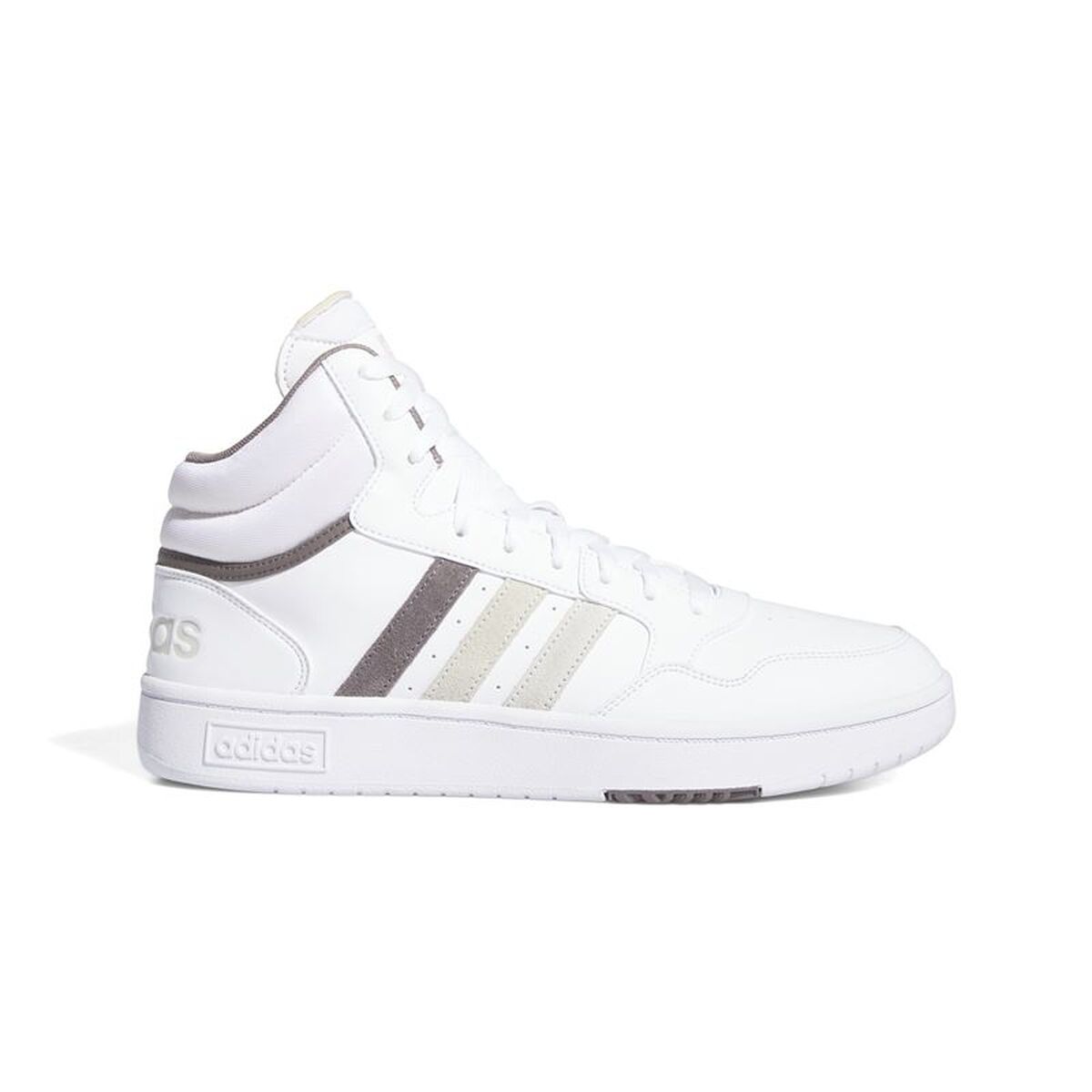 Ανδρικά Αθλητικά Παπούτσια Adidas Hoops 3.0 Mid Λευκό
