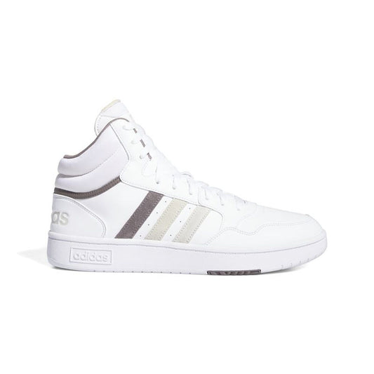 Ανδρικά Αθλητικά Παπούτσια Adidas Hoops 3.0 Mid Λευκό