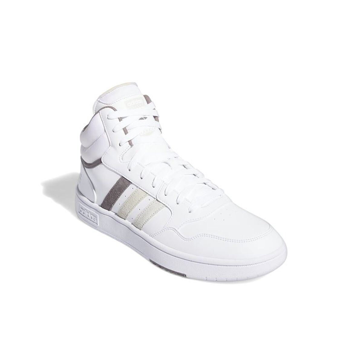 Ανδρικά Αθλητικά Παπούτσια Adidas Hoops 3.0 Mid Λευκό