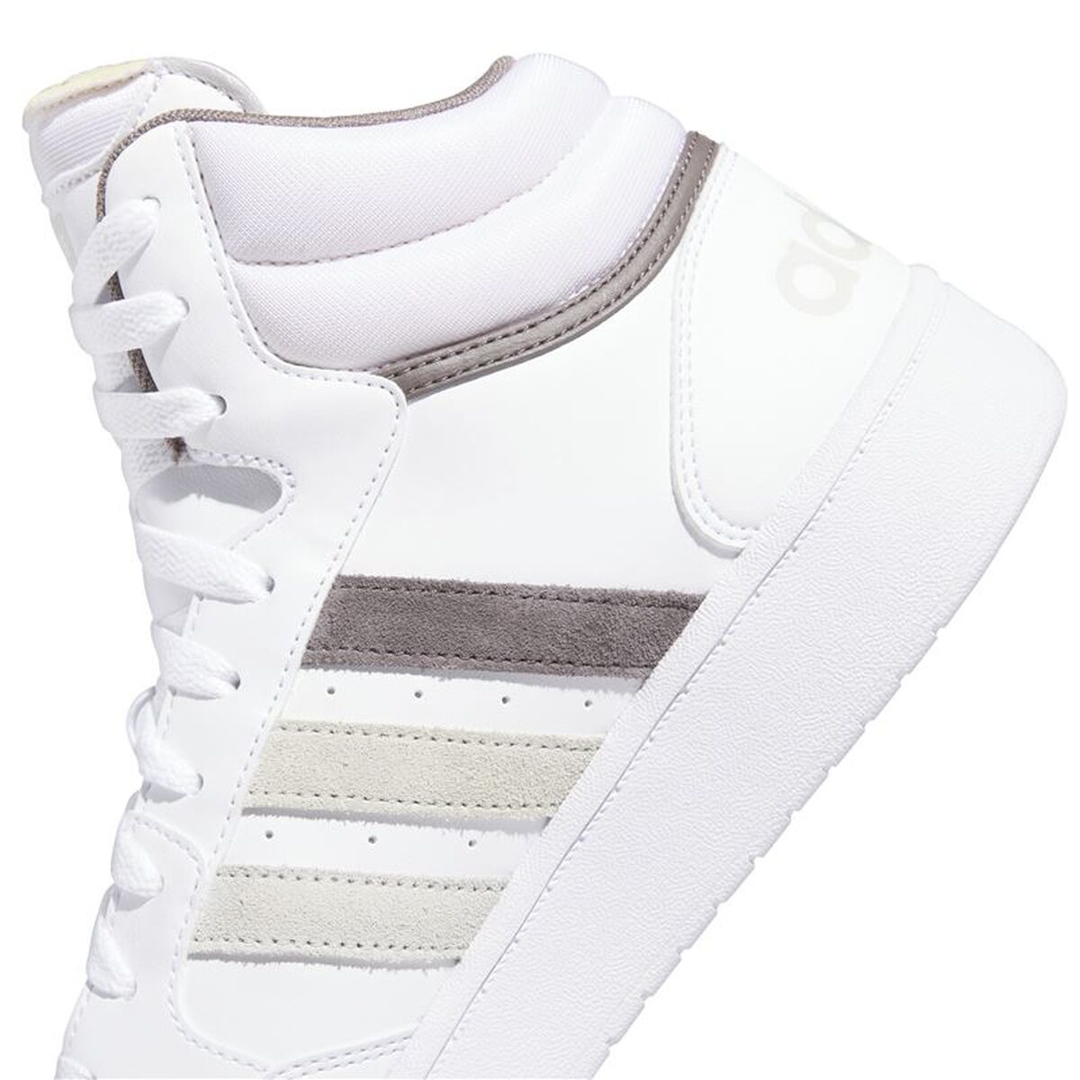 Ανδρικά Αθλητικά Παπούτσια Adidas Hoops 3.0 Mid Λευκό