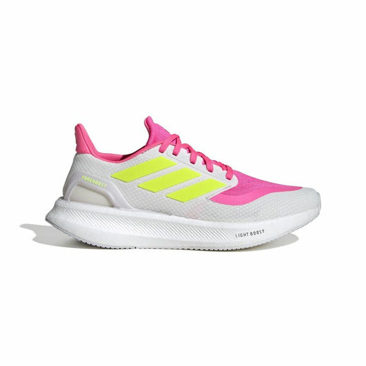 Παπούτσια για Τρέξιμο για Ενήλικες Adidas Pureboost 5 Λευκό Ροζ