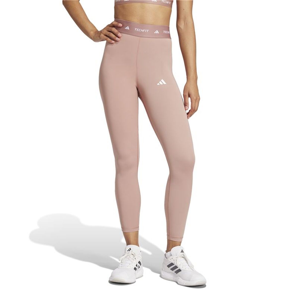 Αθλητικά Γυναικεία Κολάν Adidas Techfit 7/8 Ροζ
