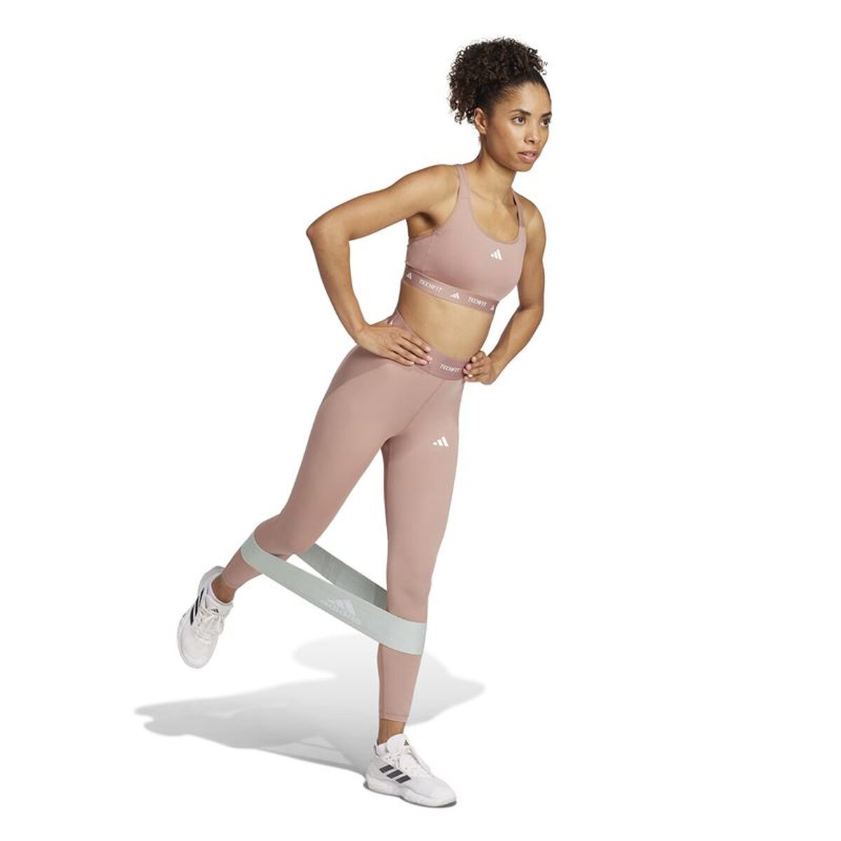 Αθλητικά Γυναικεία Κολάν Adidas Techfit 7/8 Ροζ