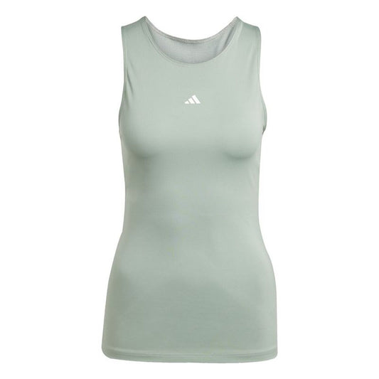 Αμάνικο Γυναικείο Mπλουζάκι Adidas Techfit Train Tk Μπλε Fitness
