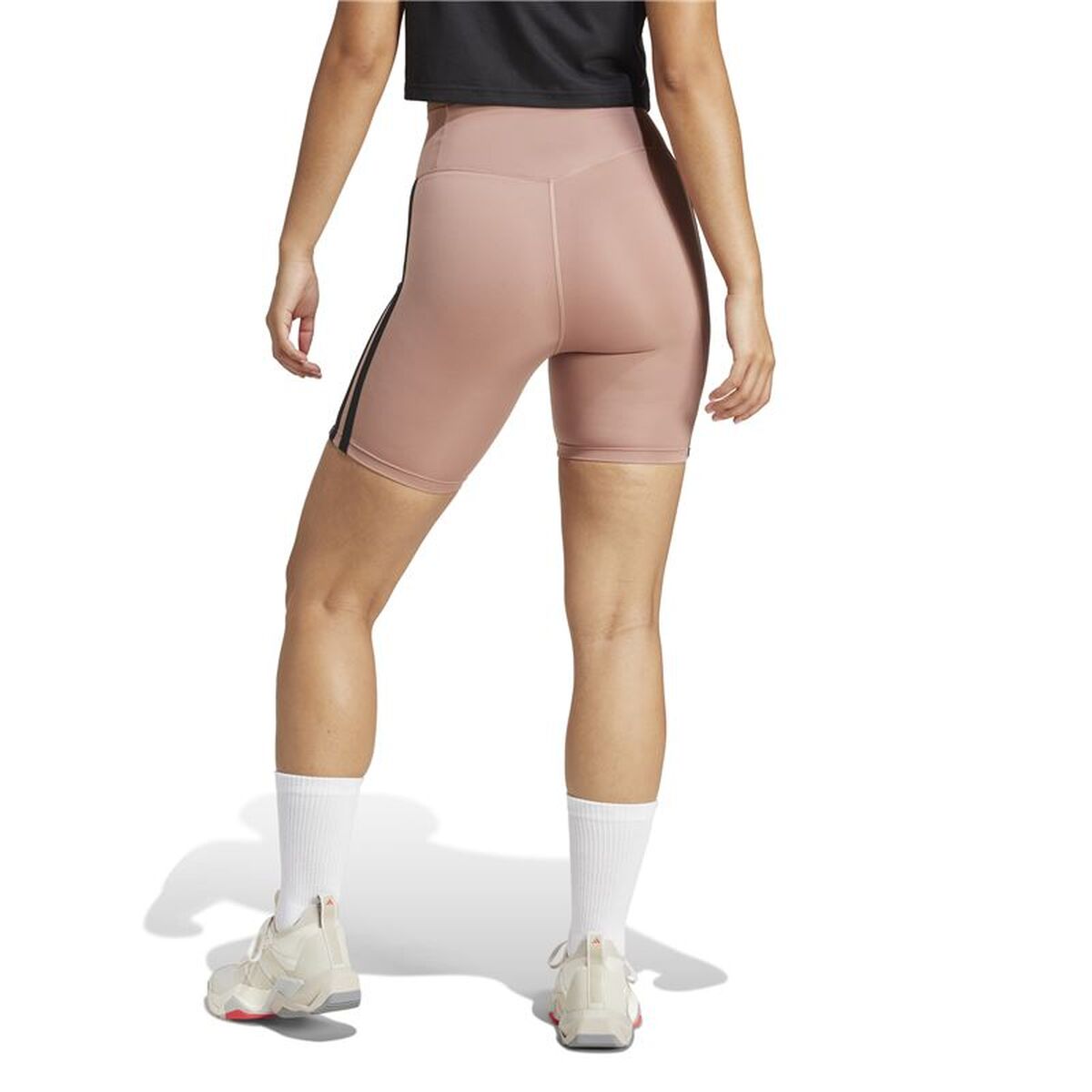 Αθλητικά Γυναικεία Κολάν Adidas Opt Ess 3Bandas Ροζ