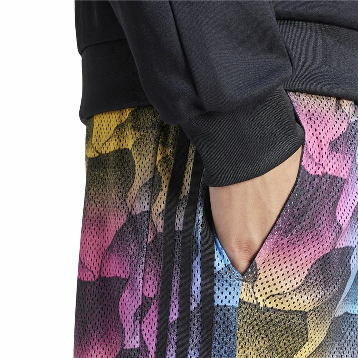 Aθλητικό Σορτς Adidas Tiro Aop Μπλε Μαύρο