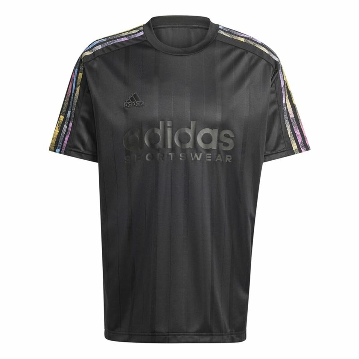 Ανδρική Μπλούζα με Κοντό Μανίκι Adidas Tiro Q2 Μαύρο
