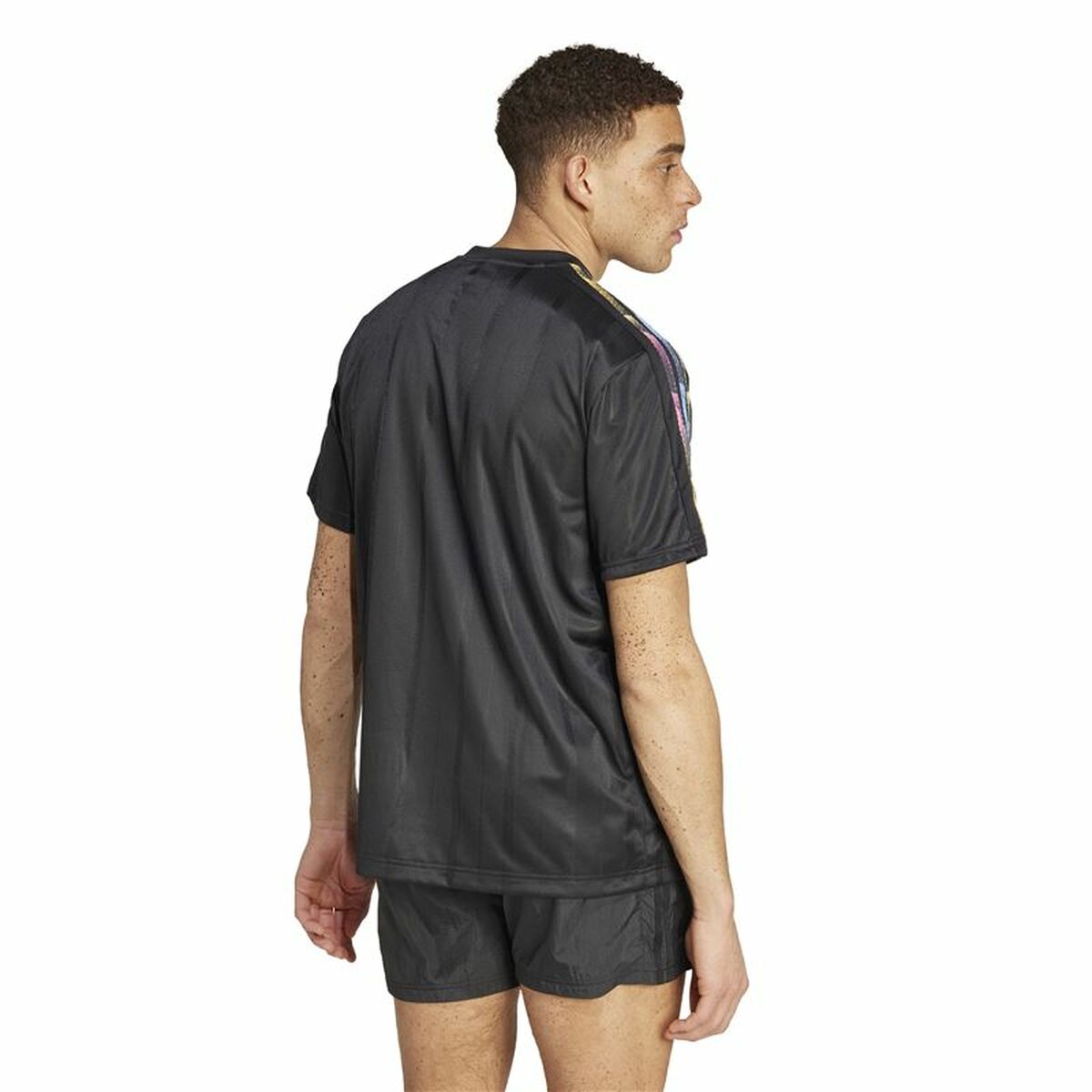 Ανδρική Μπλούζα με Κοντό Μανίκι Adidas Tiro Q2 Μαύρο