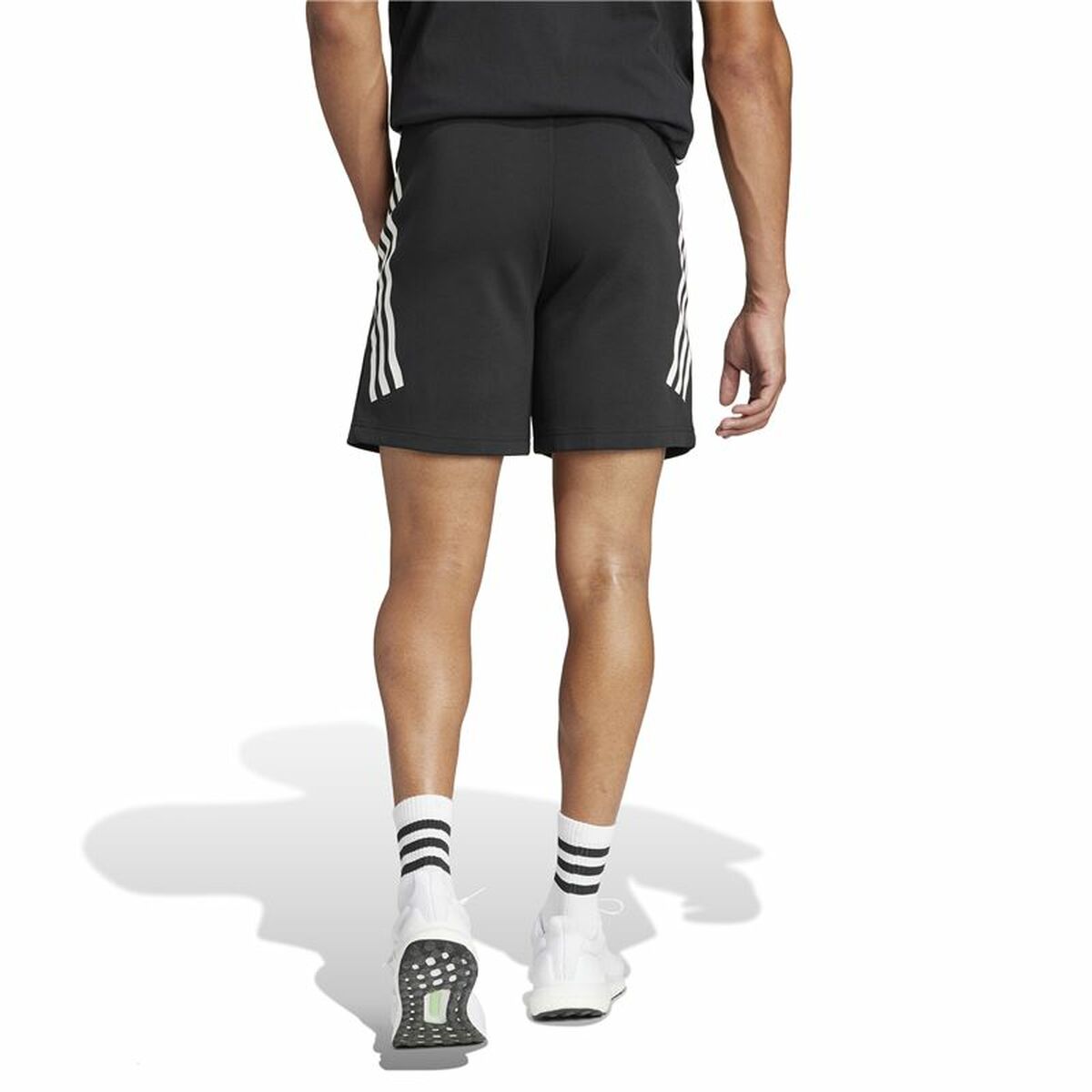 Αθλητικό Σορτς Adidas Future Icons 3 bandas Μαύρο