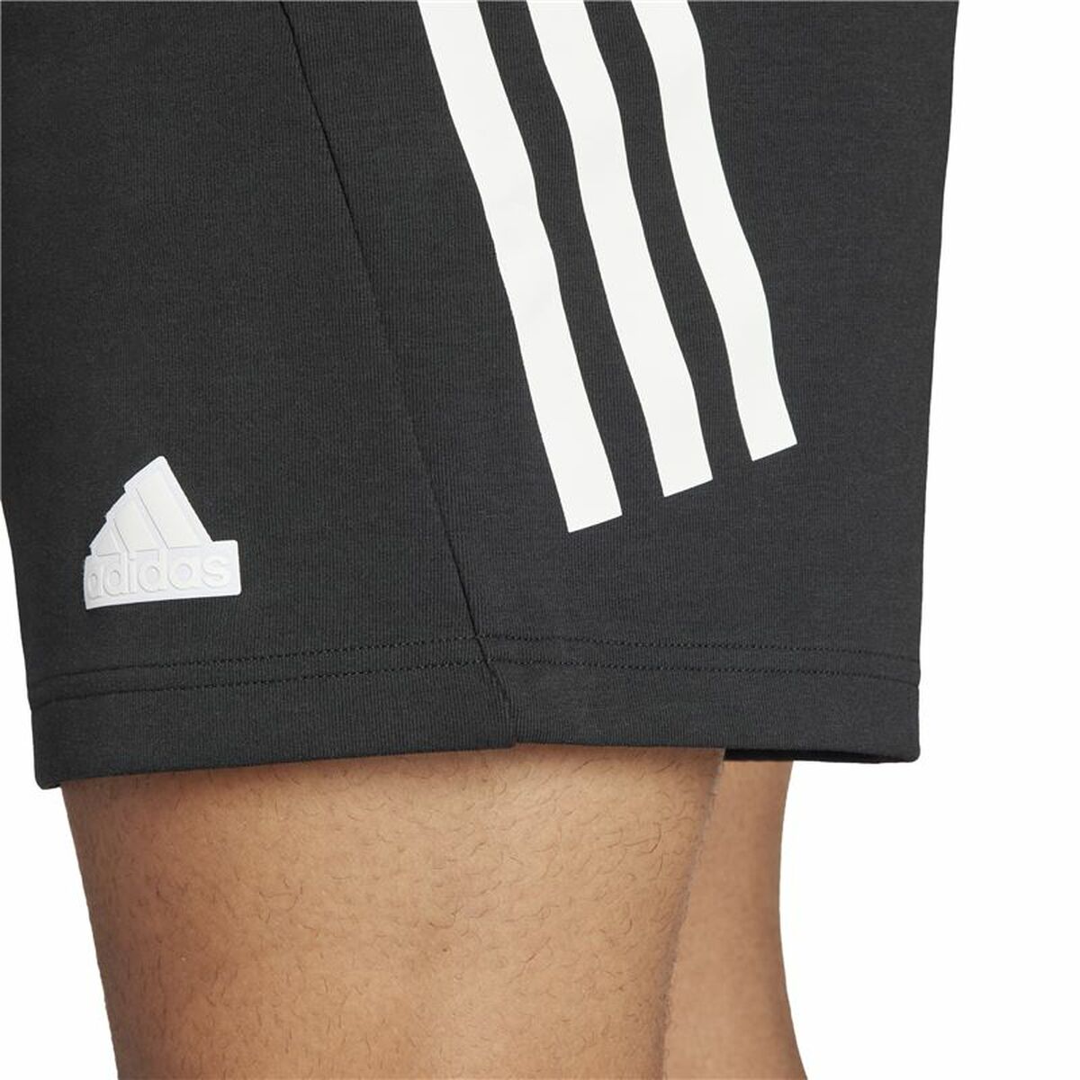 Αθλητικό Σορτς Adidas Future Icons 3 bandas Μαύρο
