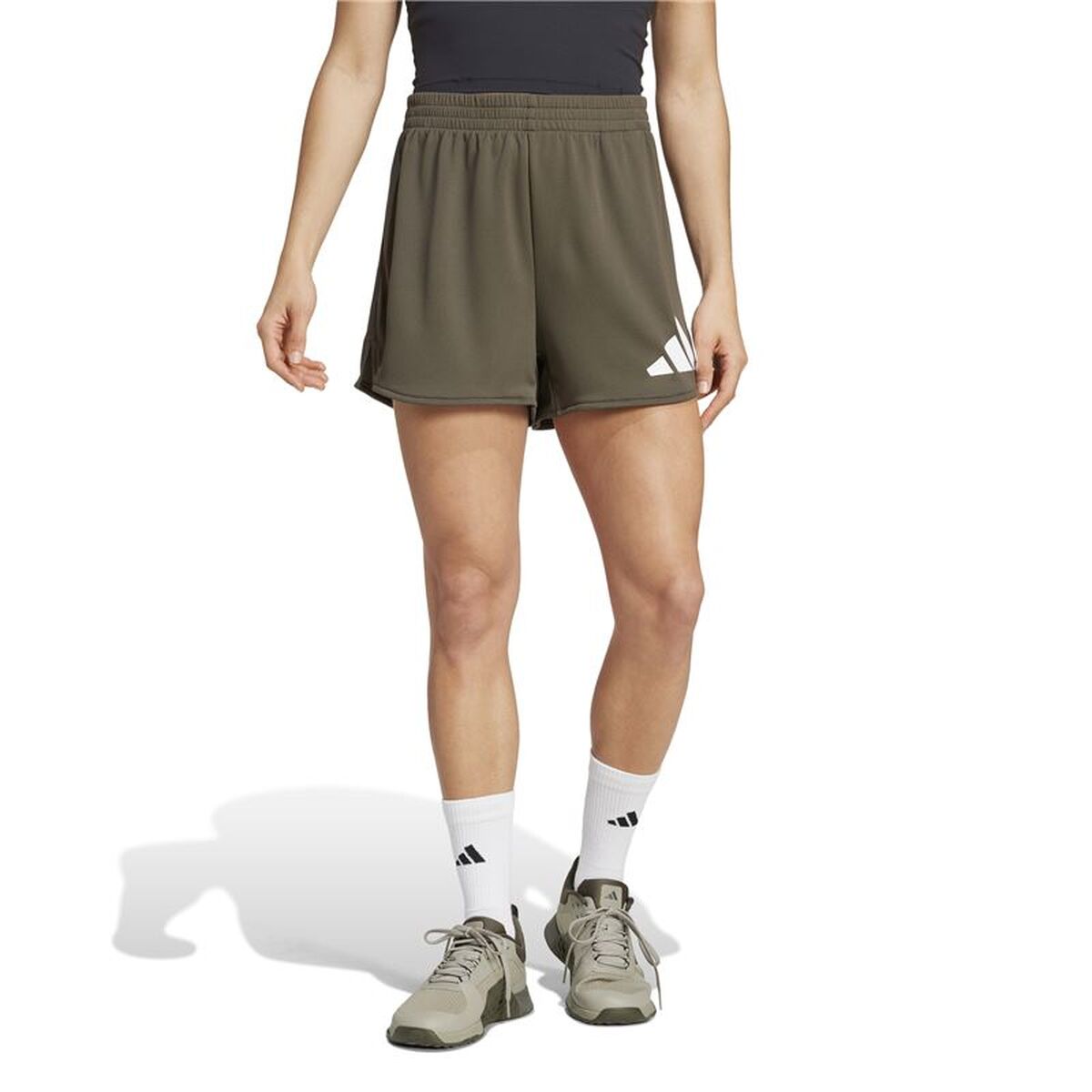 Γυναικεία Αθλητικά Σορτς Adidas Essentials Big Performance Καφέ
