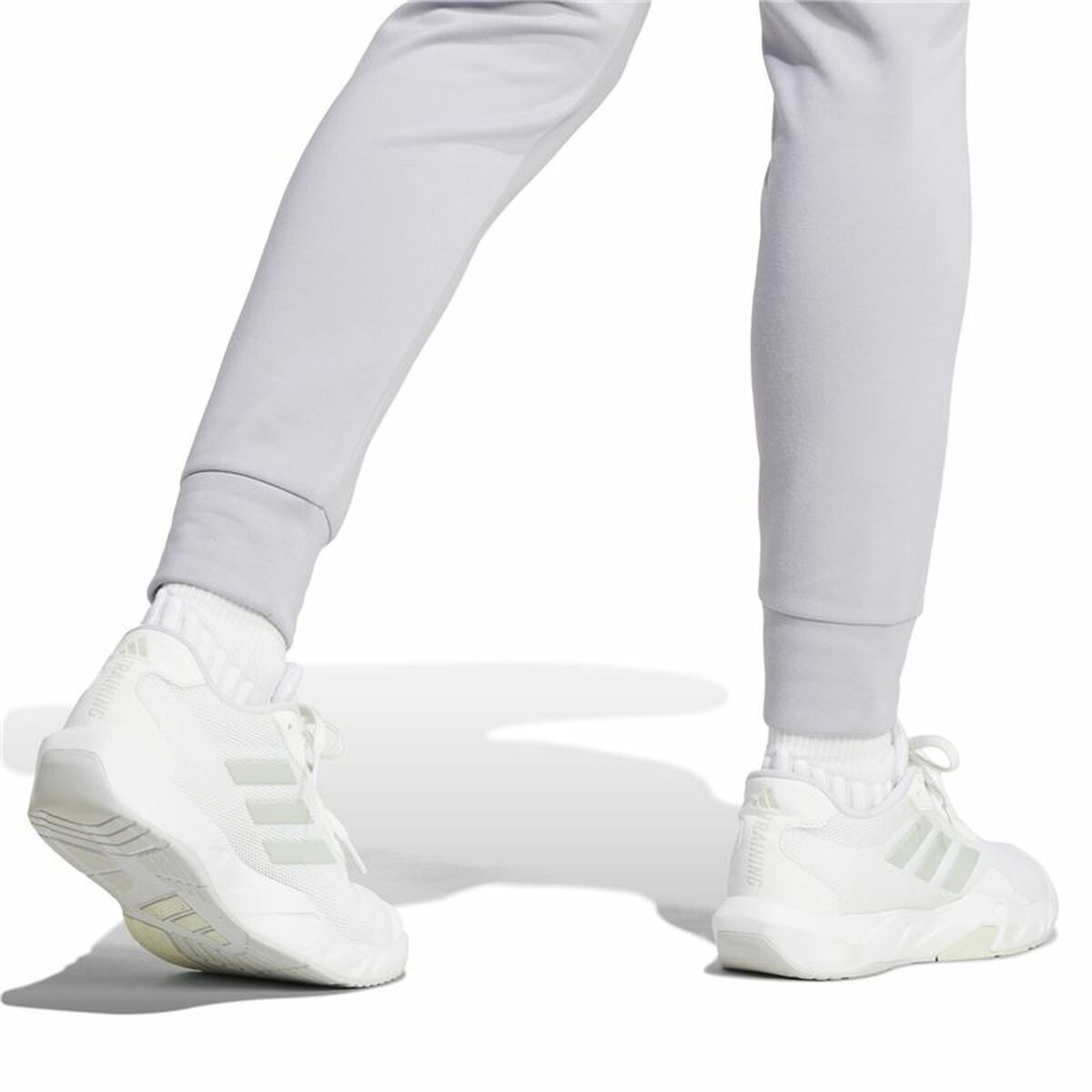 Μακρύ Αθλητικό Παντελόνι Adidas Aeroready Game Go Γκρι Γυναίκα