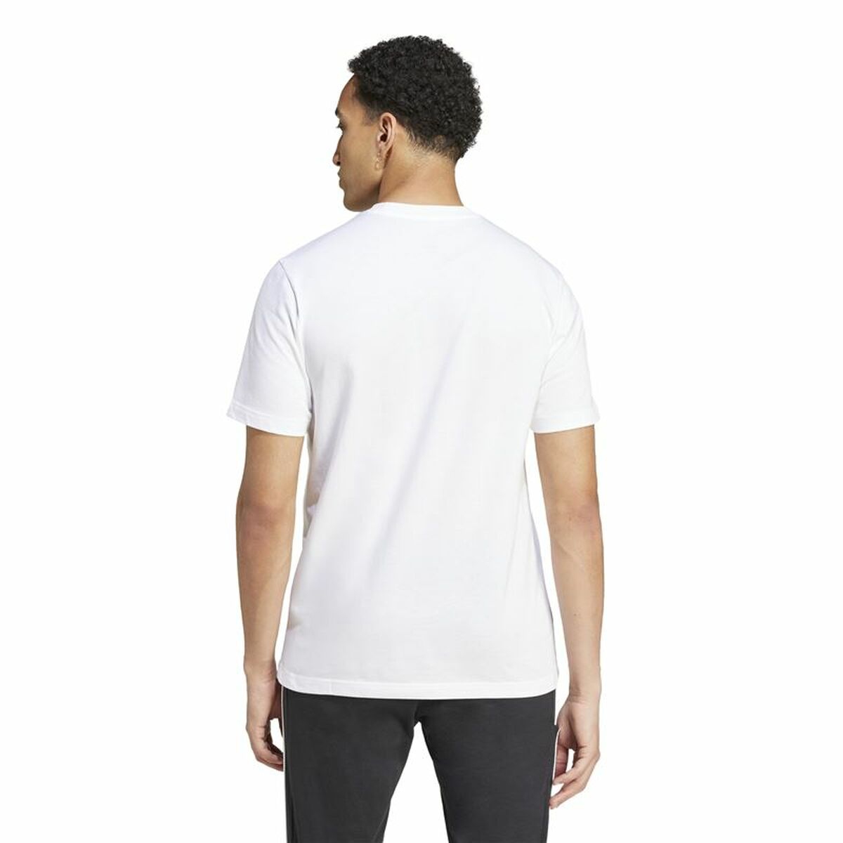Ανδρική Μπλούζα με Κοντό Μανίκι Adidas Codes Bos Graphic Λευκό