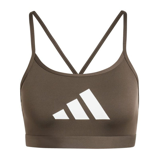 Αθλητικό σουτιέν Adidas Aeroreact Καφέ