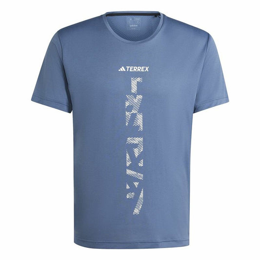 Ανδρική Μπλούζα με Κοντό Μανίκι Adidas Terrex Agravic Μπλε