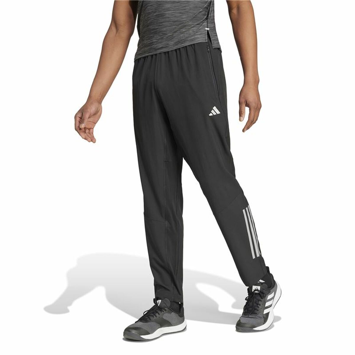 Μακρύ Αθλητικό Παντελόνι Adidas Gym+ Training Μαύρο Άντρες