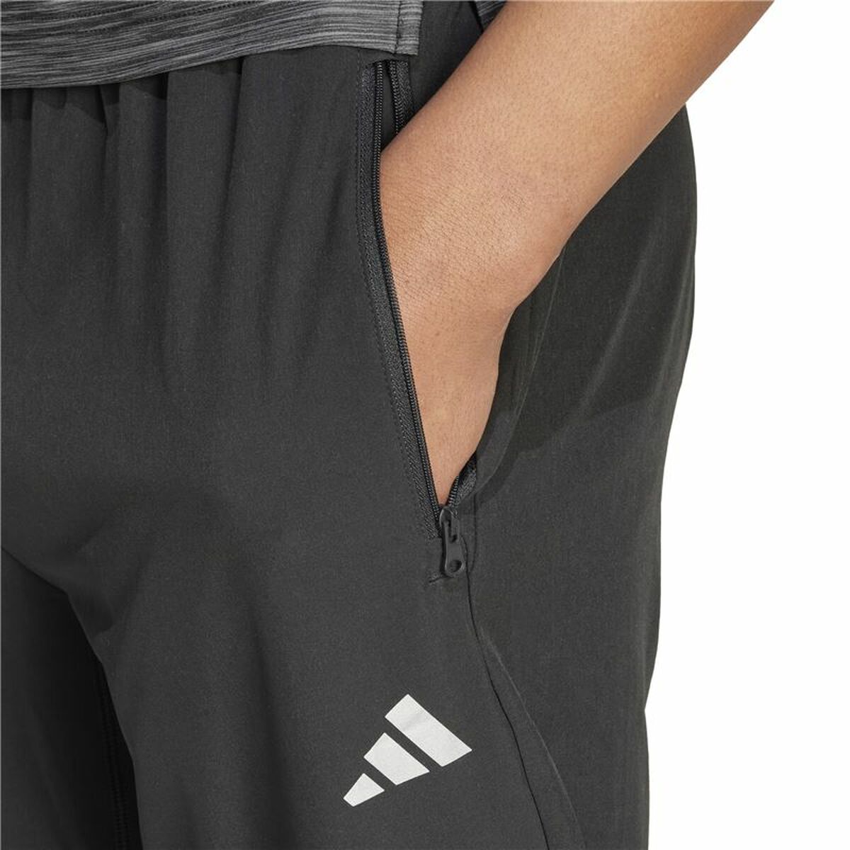 Μακρύ Αθλητικό Παντελόνι Adidas Gym+ Training Μαύρο Άντρες