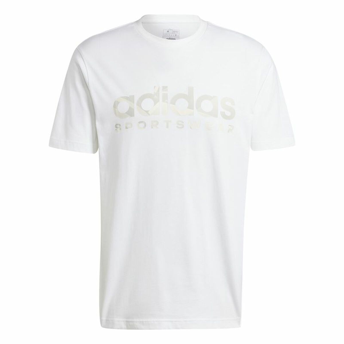 Ανδρική Μπλούζα με Κοντό Μανίκι Adidas House Of Tiro Summer Linear Graphic Λευκό
