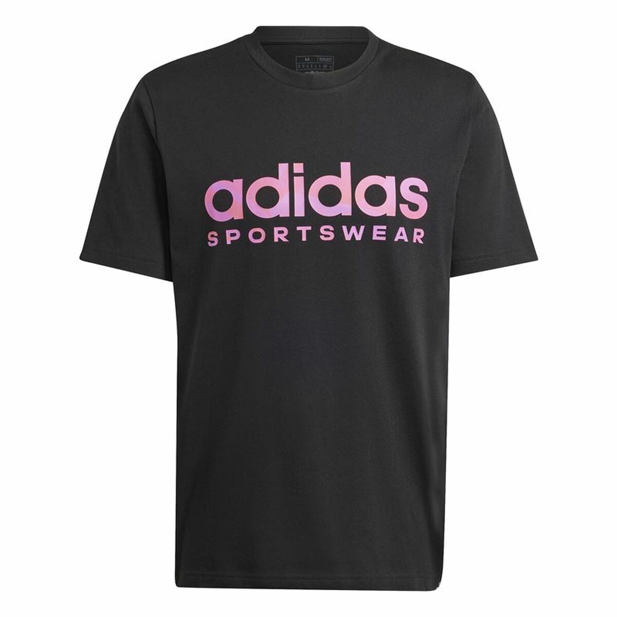 Ανδρική Μπλούζα με Κοντό Μανίκι Adidas House Of Tiro Summer Linear Graphic Μαύρο