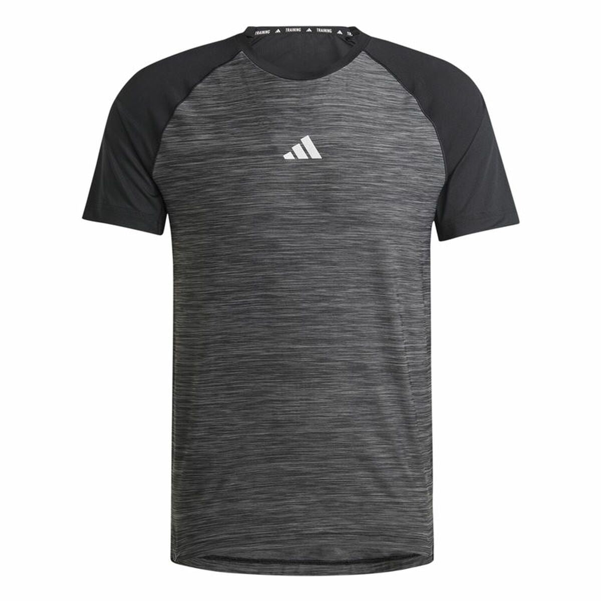 Ανδρική Μπλούζα με Κοντό Μανίκι Adidas Gym+ Training Μαύρο Γκρι