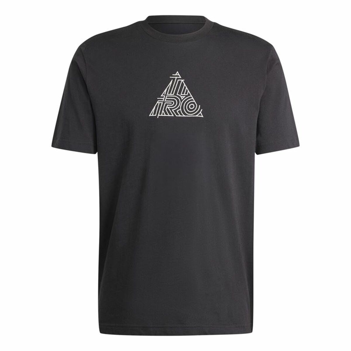 Ανδρική Μπλούζα με Κοντό Μανίκι Adidas House Of Tiro Metallic Graphic Μαύρο
