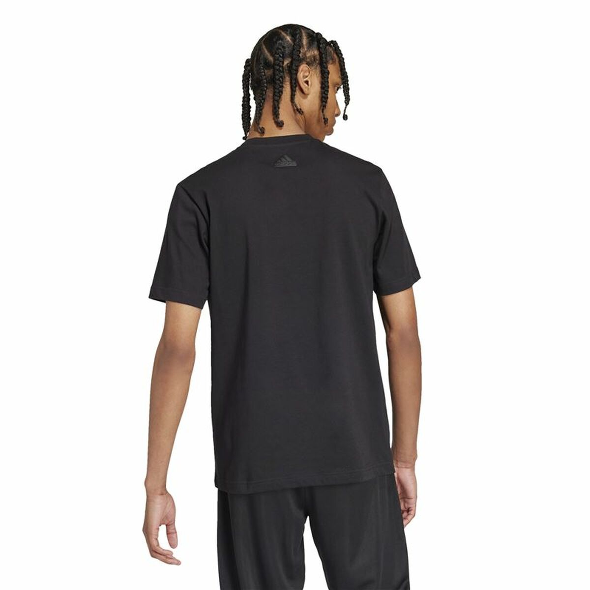 Ανδρική Μπλούζα με Κοντό Μανίκι Adidas House Of Tiro Metallic Graphic Μαύρο