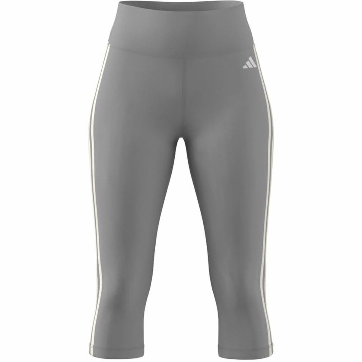 Αθλητικά Γυναικεία Κολάν Adidas Train Essentials 3S 3/4 Γκρι