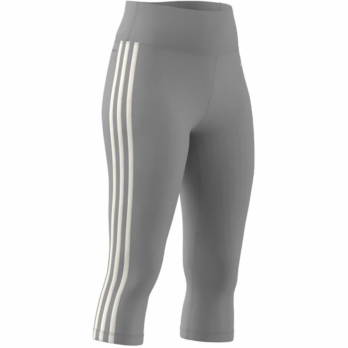 Αθλητικά Γυναικεία Κολάν Adidas Train Essentials 3S 3/4 Γκρι