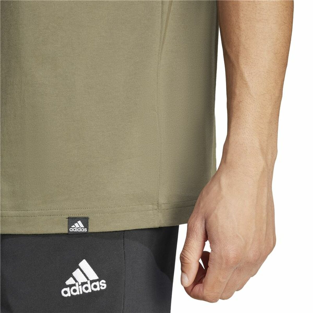 Ανδρική Μπλούζα με Κοντό Μανίκι Adidas Doodle Graphic Πράσινο