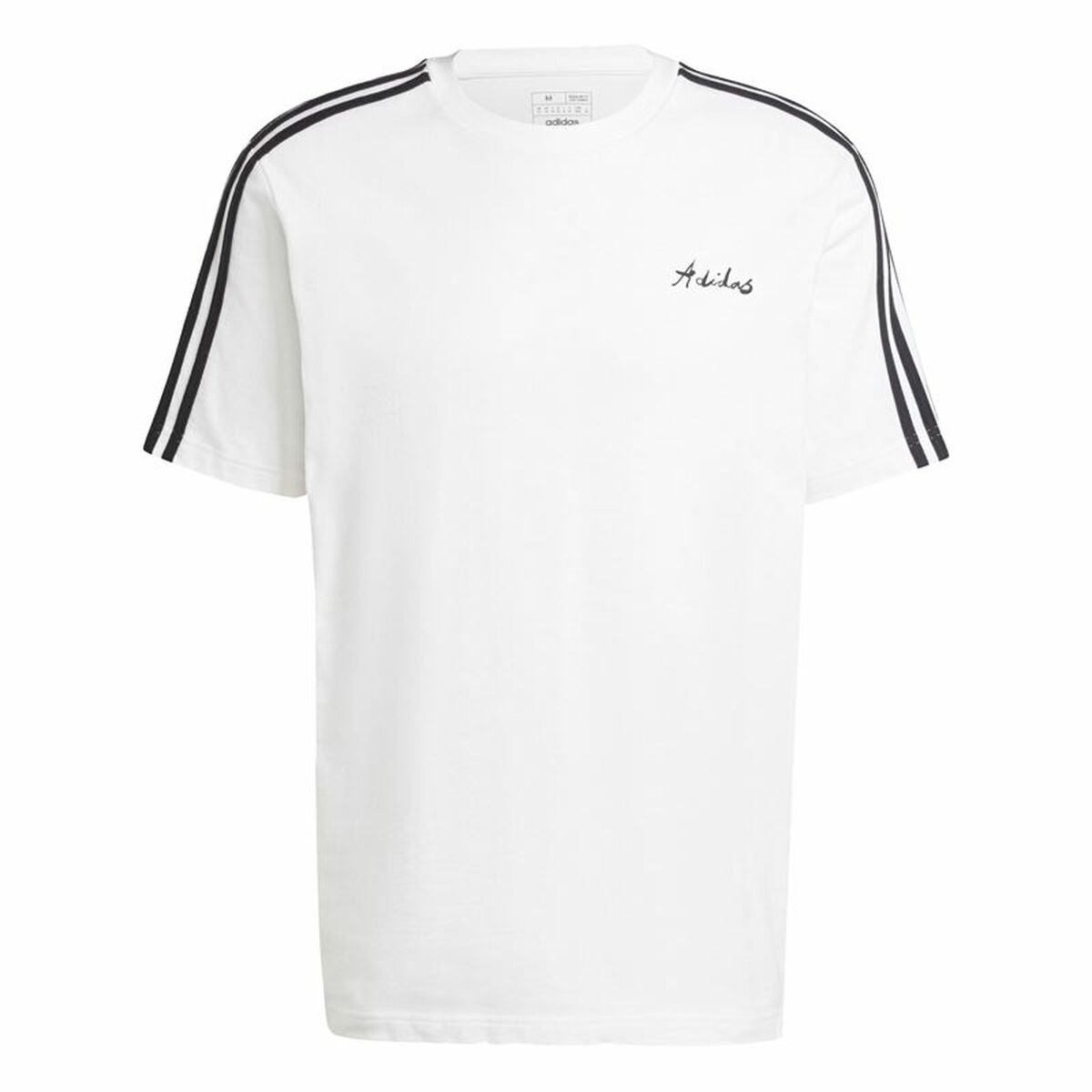 Ανδρική Μπλούζα με Κοντό Μανίκι Adidas Gallery Graphic Λευκό