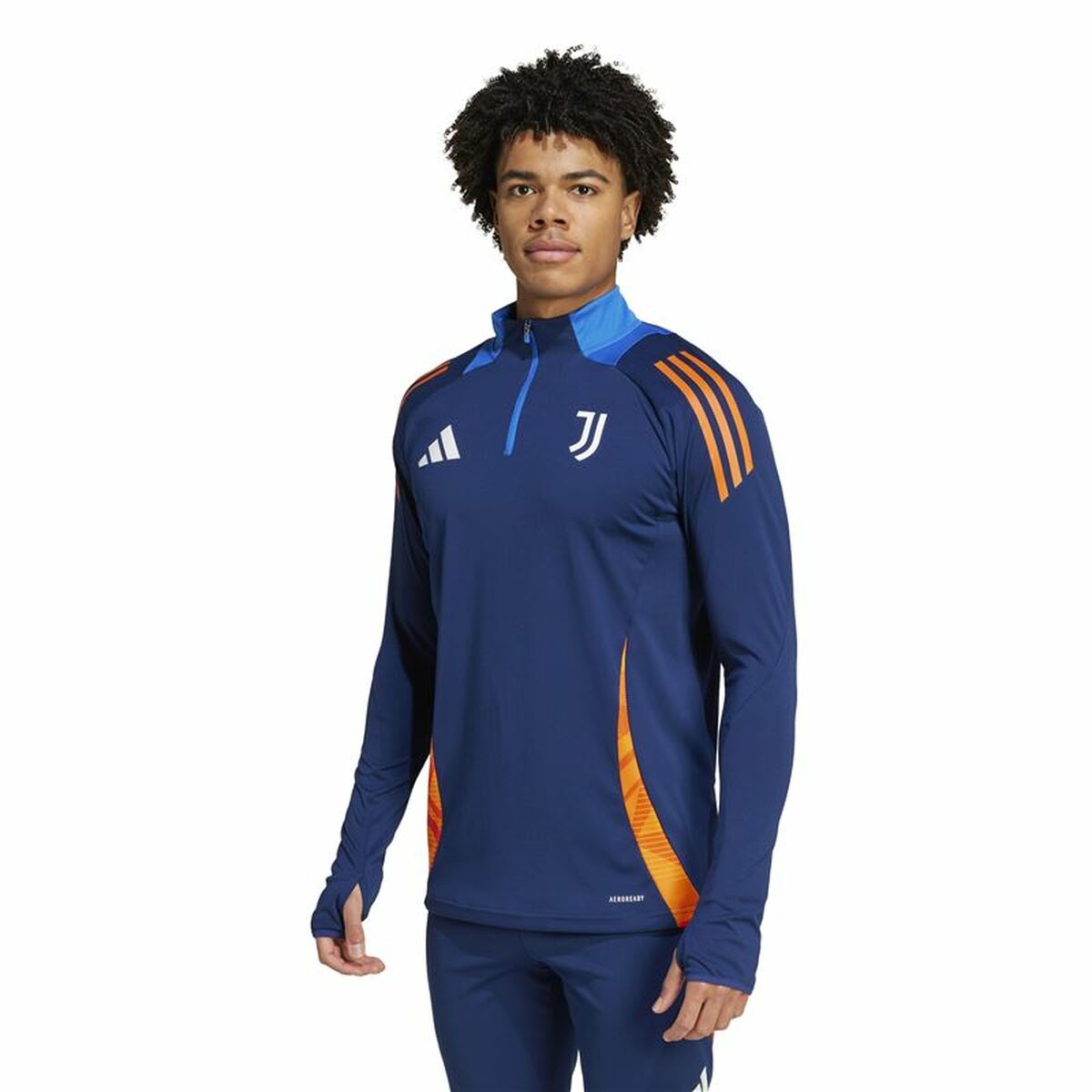 Ανδρικό Φούτερ με Κουκούλα Adidas Juventus Tiro24 Competition Μπλε