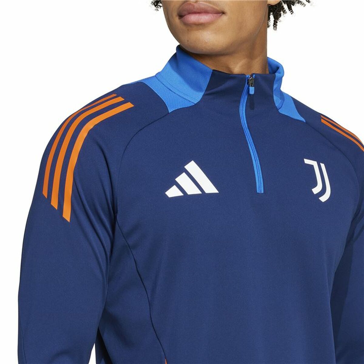 Ανδρικό Φούτερ με Κουκούλα Adidas Juventus Tiro24 Competition Μπλε
