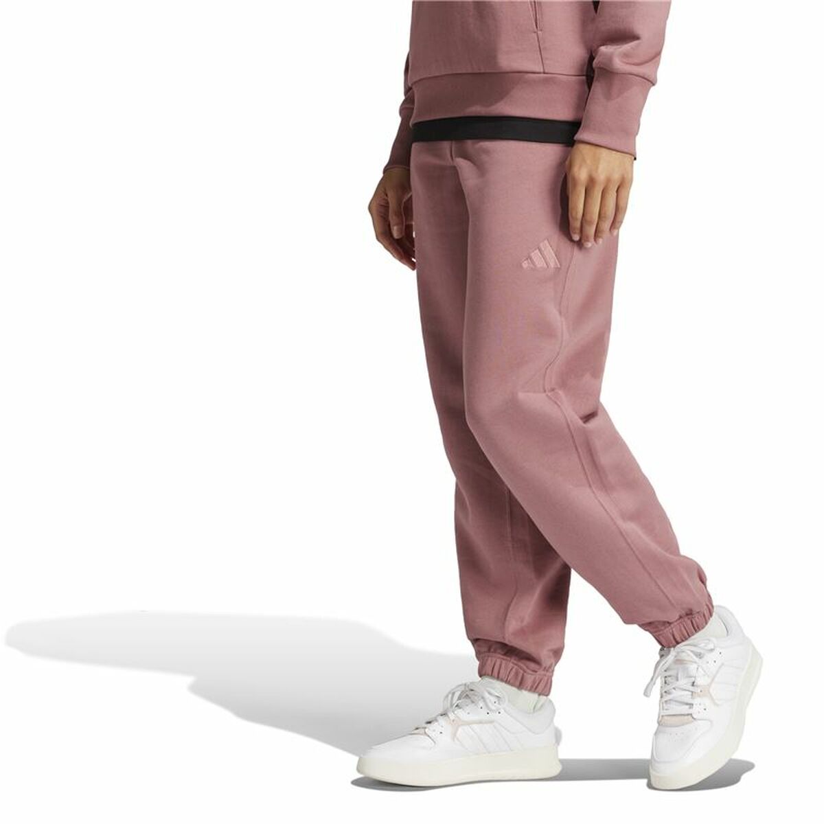 Μακρύ Αθλητικό Παντελόνι Adidas All Szn French Terry Loose Ροζ Γυναίκα