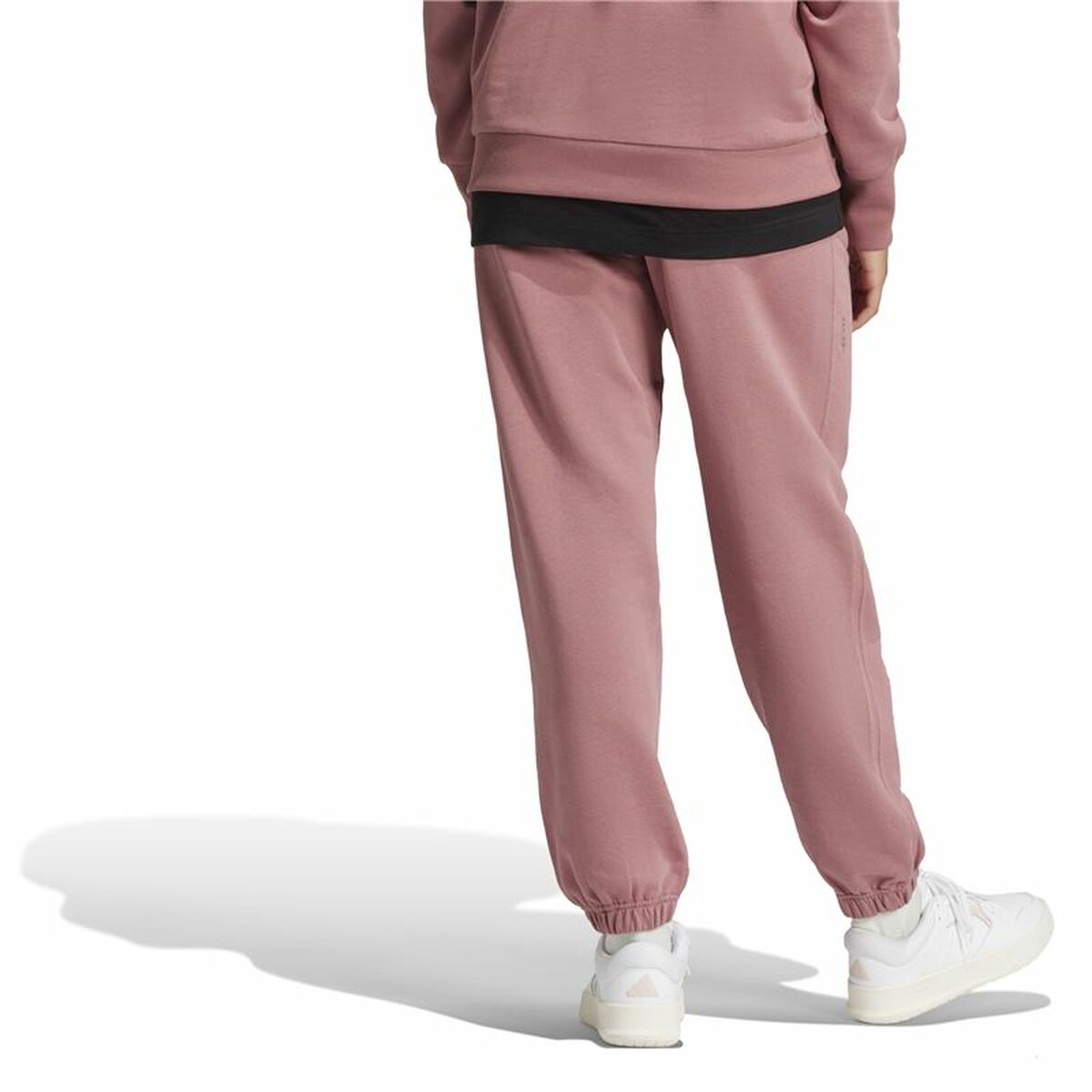 Μακρύ Αθλητικό Παντελόνι Adidas All Szn French Terry Loose Ροζ Γυναίκα