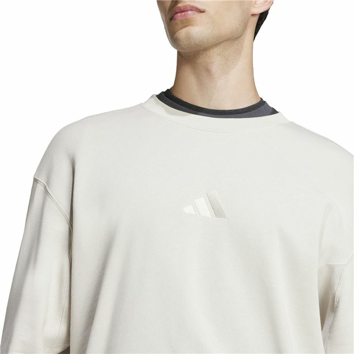 Ανδρικό Φούτερ χωρίς Κουκούλα Adidas All Szn French Terry Crew Μπεζ