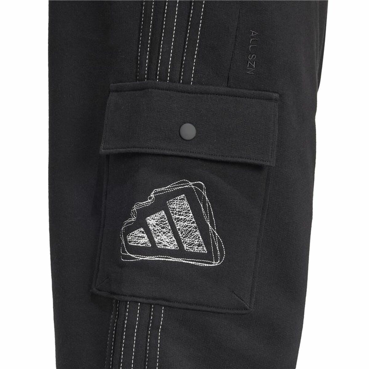 Παιδικά Αθλητικά Παντελόνια Adidas Graphic Seasonal Μαύρο