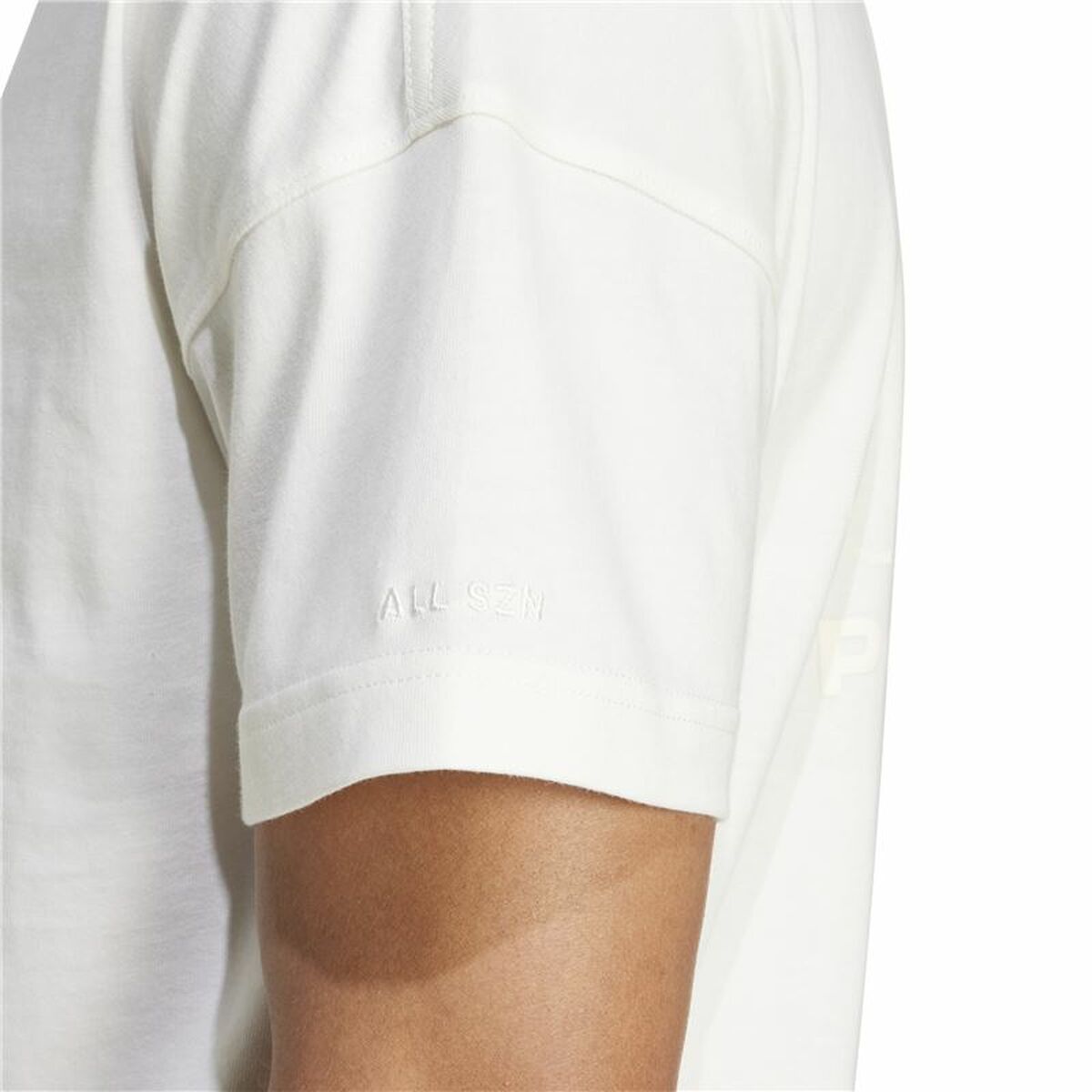 Ανδρική Μπλούζα με Κοντό Μανίκι Adidas All Szn Graphic Λευκό
