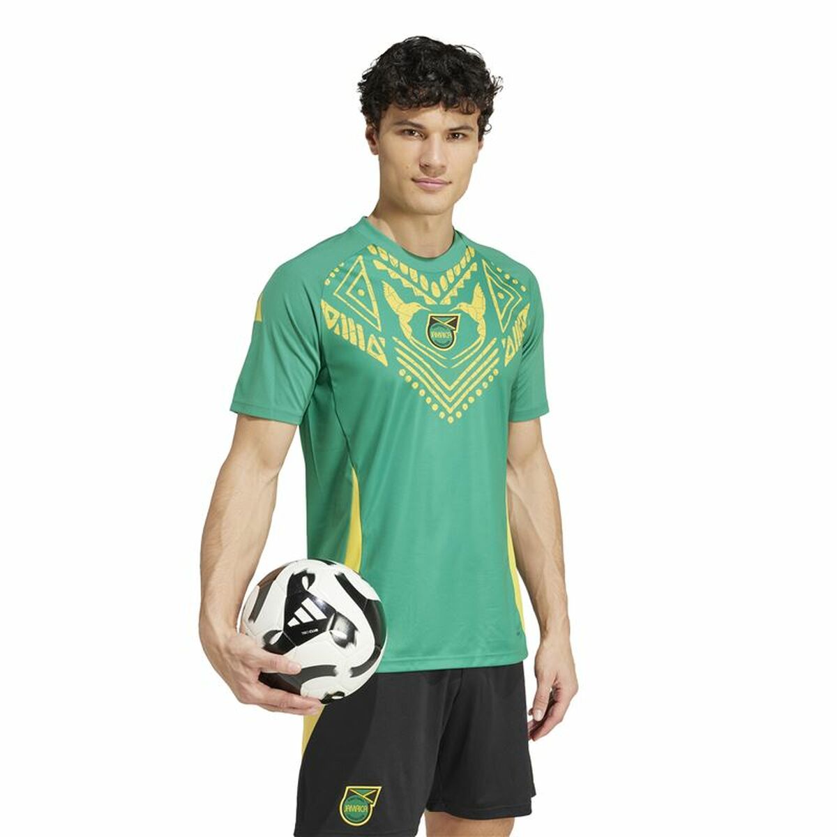 Ποδοσφαιρική Φανέλα Adidas Jamaica 2024 Pre Match Πράσινο